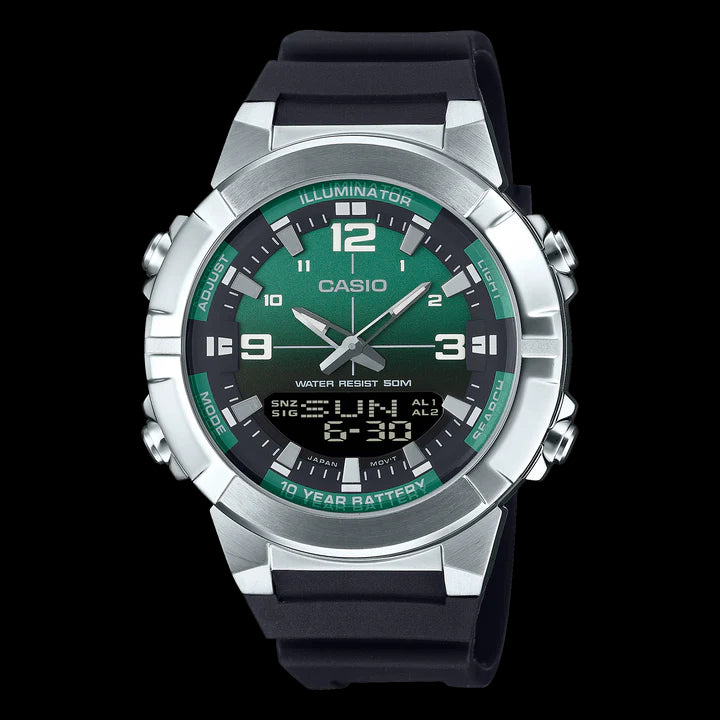 Casio Duo Gradient Dial Green Face