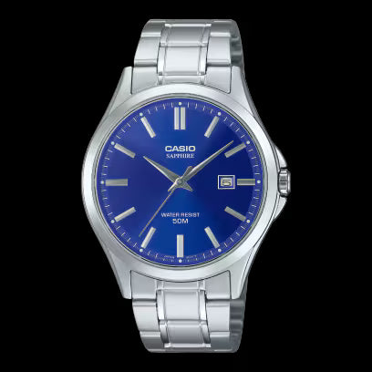Mens Casio Analogue Blue Dial MTS-115D-2A