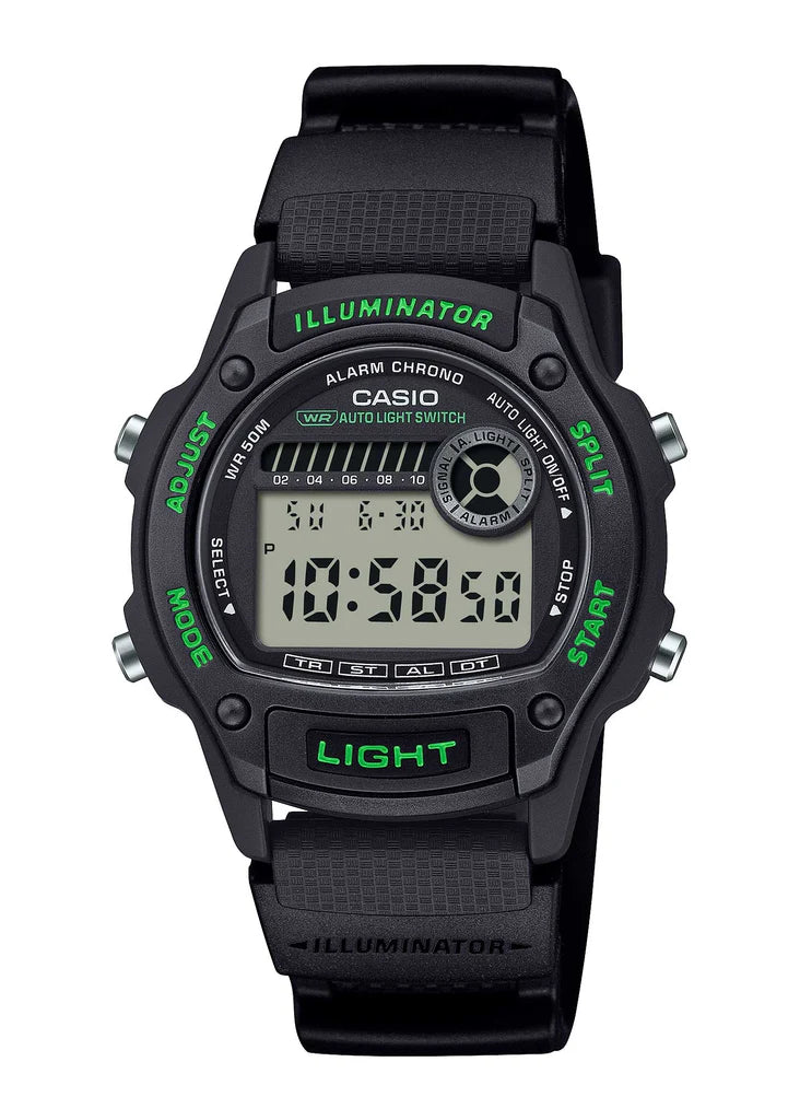 Mens Casio Digital Watch W220H-1A3