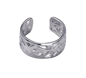 Steling Silver Filigree Toe Ring