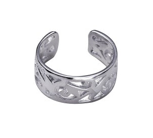 Steling Silver Filigree Toe Ring