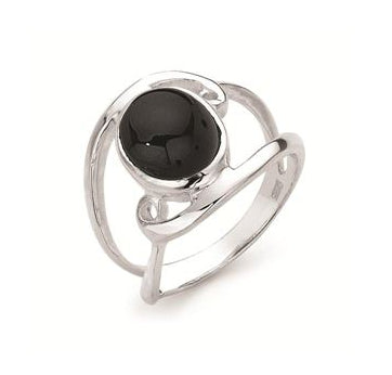 Sterling Silver Onyx Dress Ring