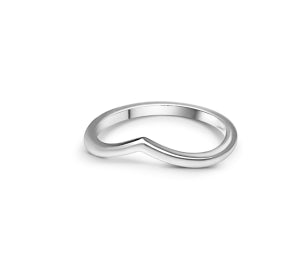 Bijoux Silver V Ring