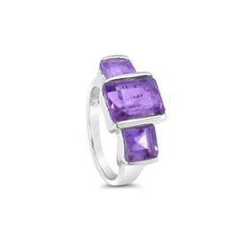 Sterling Silver Amethyst Ring