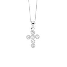 Sterling Silver Cubic Zirconia Cross