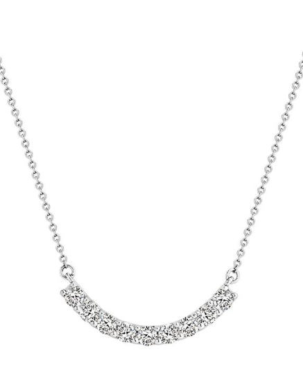 Sterling Silver CZ Necklace