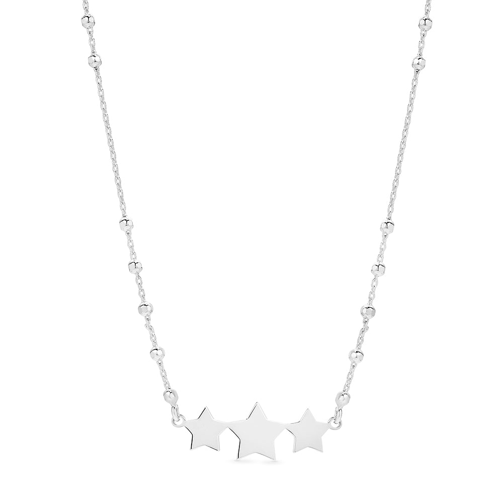 Sterling Silver Chain With Stars