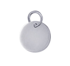 Sterling Silver 9.5Mm Round Pendant