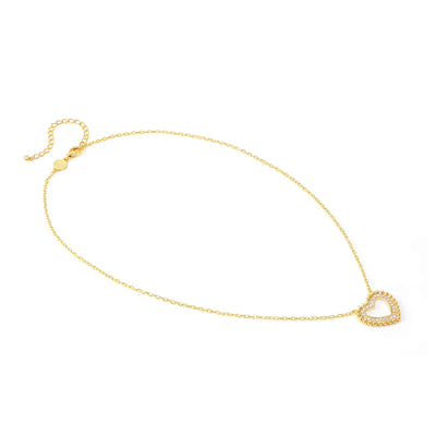Nomination Love Cloud Yellow Gold Heart and CZ Pendant 240504/008