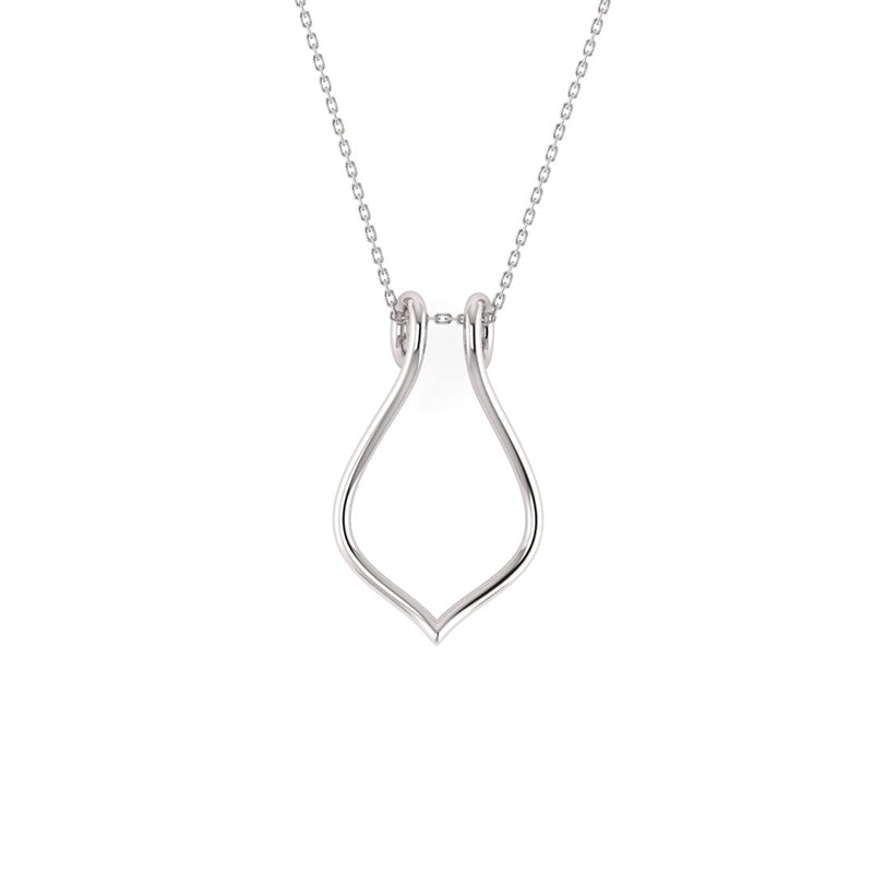 Sterling Silver Ring Holder Pendant