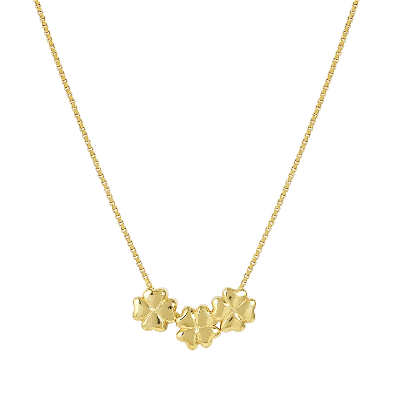 Nomination Armonica Necklace 241305/003 Gold Four Leaf Clovers