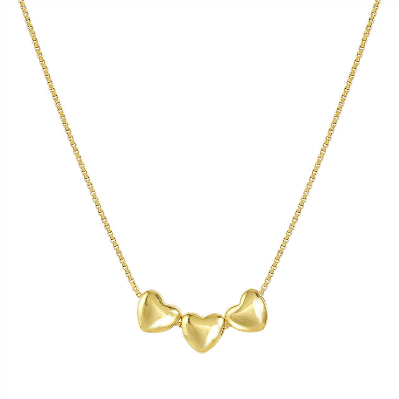 Nomination Armonica Necklace 241305/006 Gold Hearts