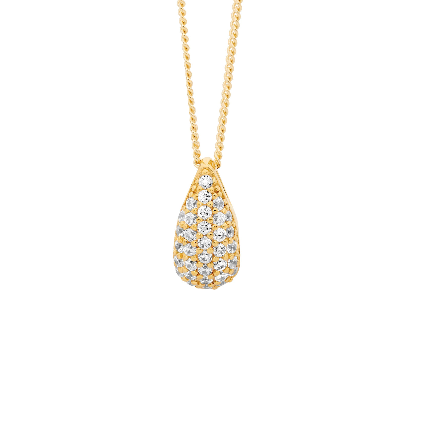 Ellani Teardrop Cubic Zirconia Pendant