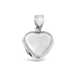 Sterling Silver Plain Heart Locket