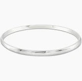 Sterling silver golf bangle size 10