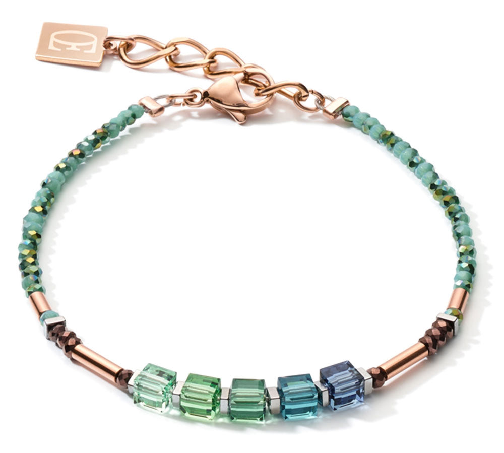 Petrol Green Coeur De Lion Bracelet
