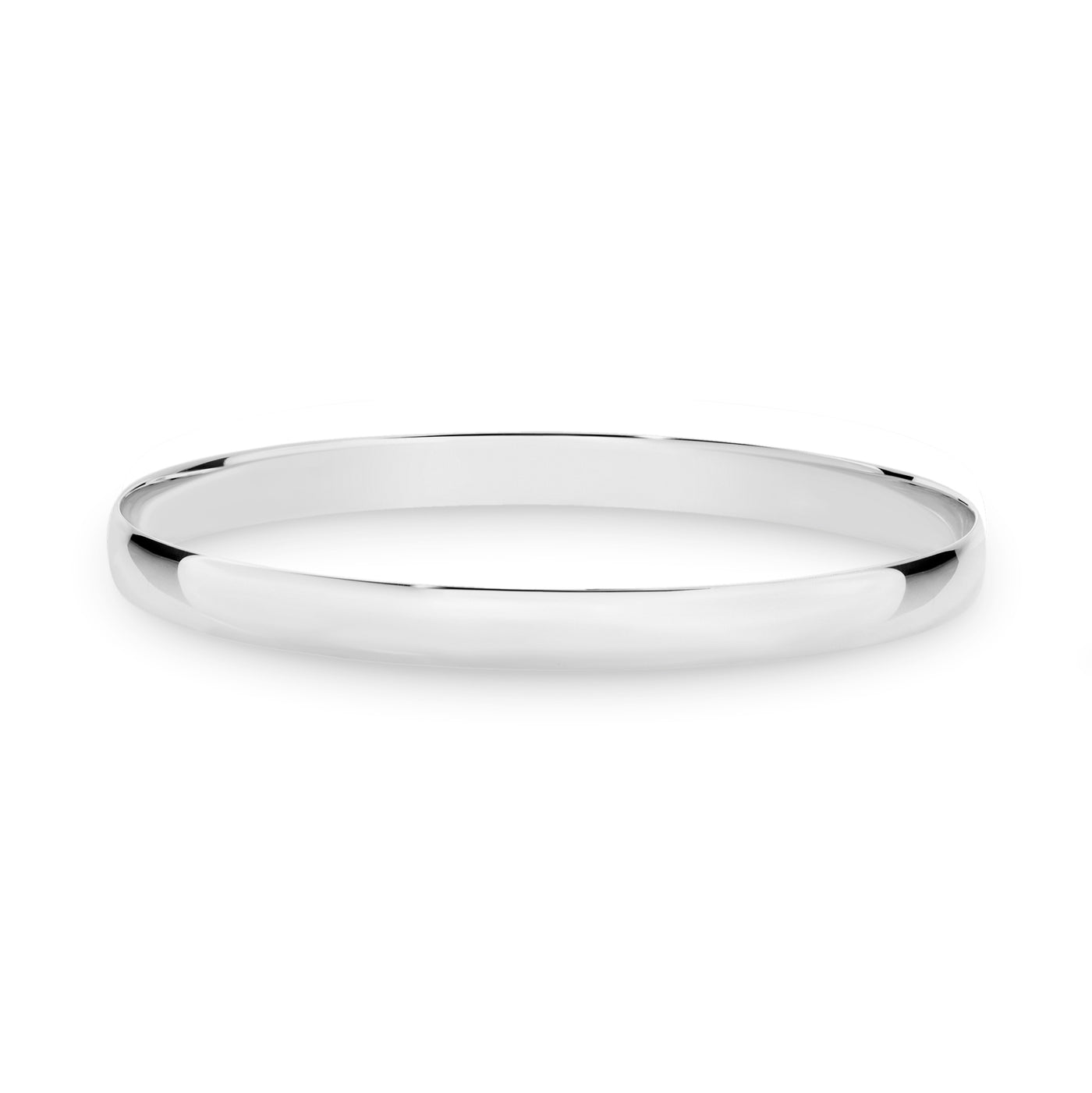 Sterling Silver 5Mm Wide Bangle