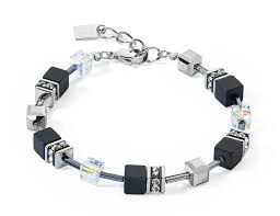 Couer De Lion Onyx Geo Cube Bracelet