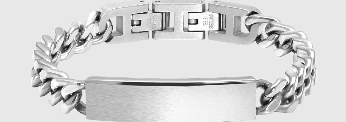 Rochet Stainless Steel ID Bracelet