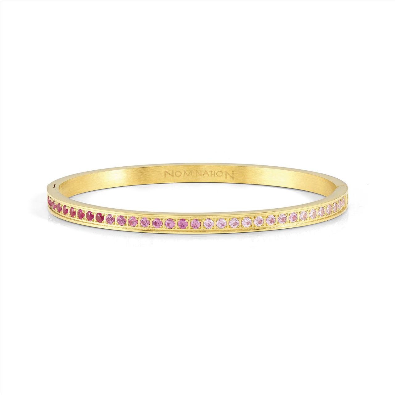Nomination Pretty Bangles 029505/06/021 Gold With Gradient Pink CZ