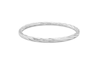 Sterling Silver Twist Bangle