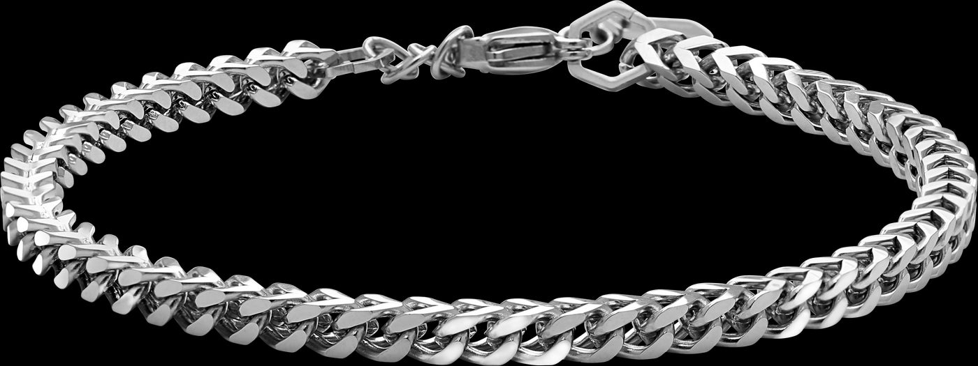 Mens Rochet Stainless Steel Chain Bracelet