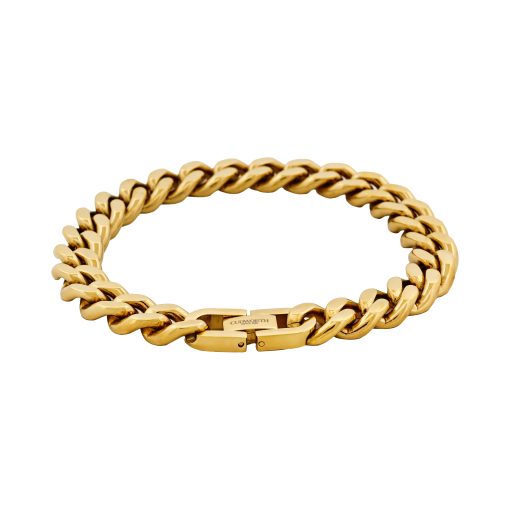 Classic Cuban Link Bracelet Ion Plated Gold