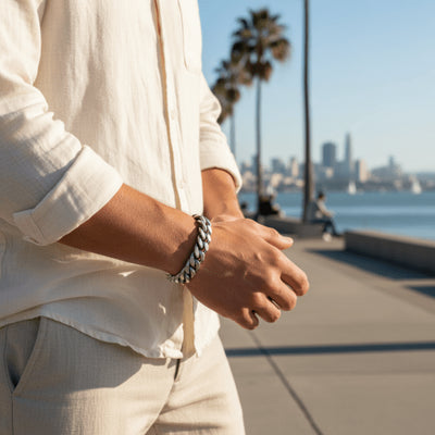 Classic Cuban Link Bracelet Stainless Steel