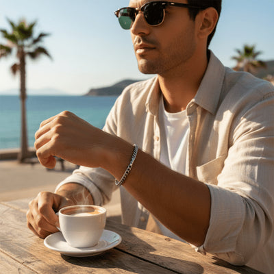 Classic Cuban Link Bracelet Stainless Steel (215 x 4mm)