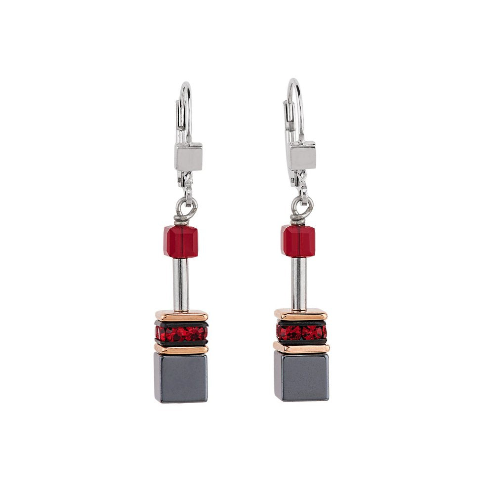 Coeur De Lion Geo Cube Earrings