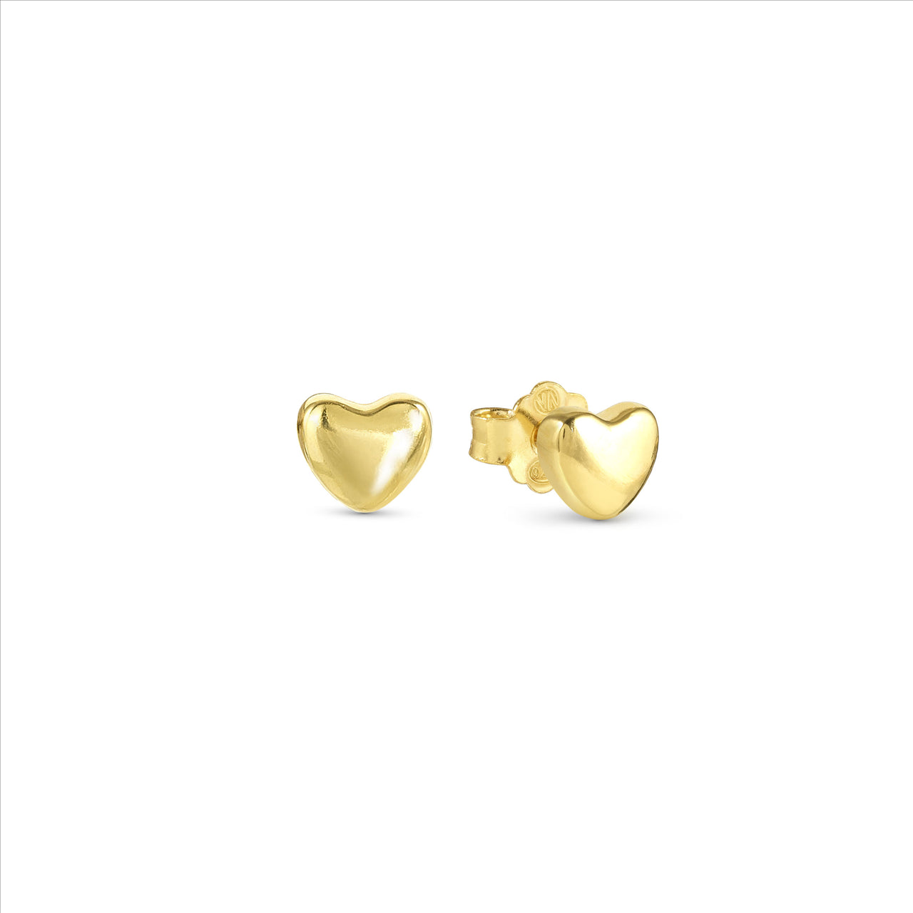 Nomination Armonica Earrings 241307/006 Small Gold Heart Studs