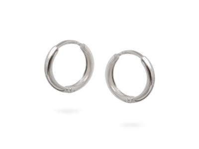 Sterling Silver 10mm Huggies Earrings