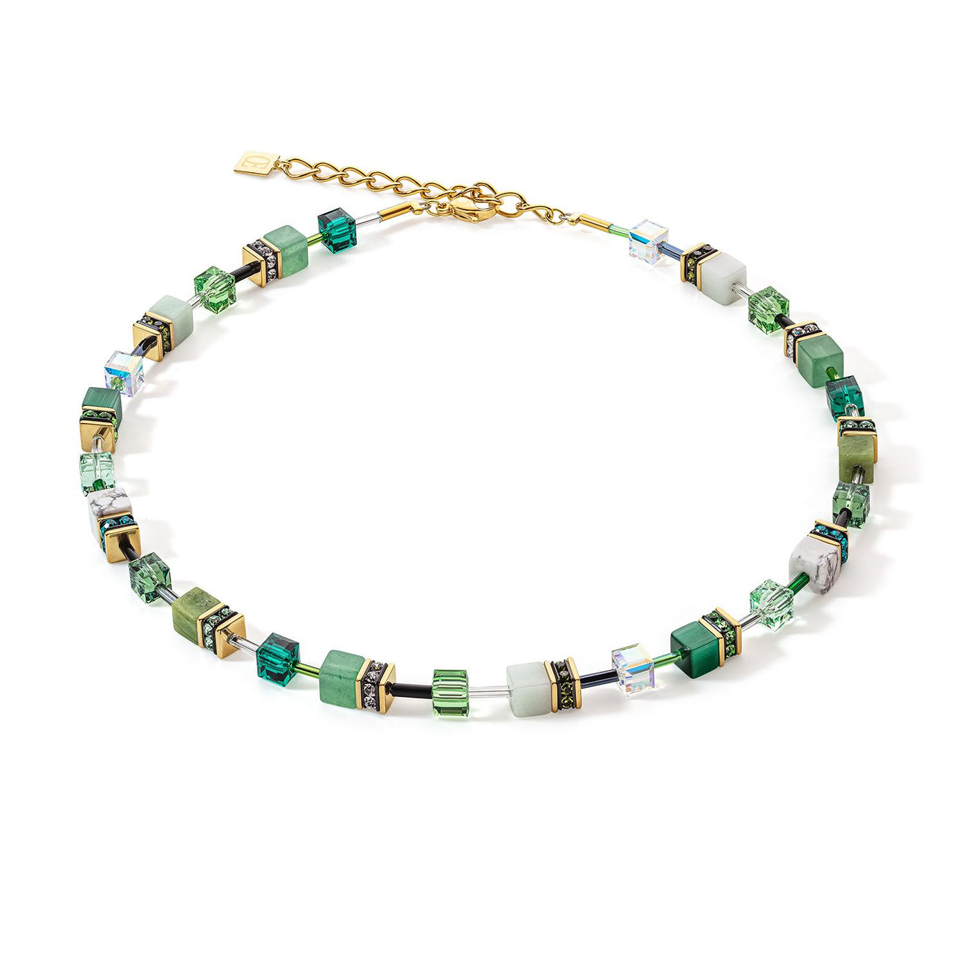 Coeur de Lion Natural Selection Geo Cube Necklace