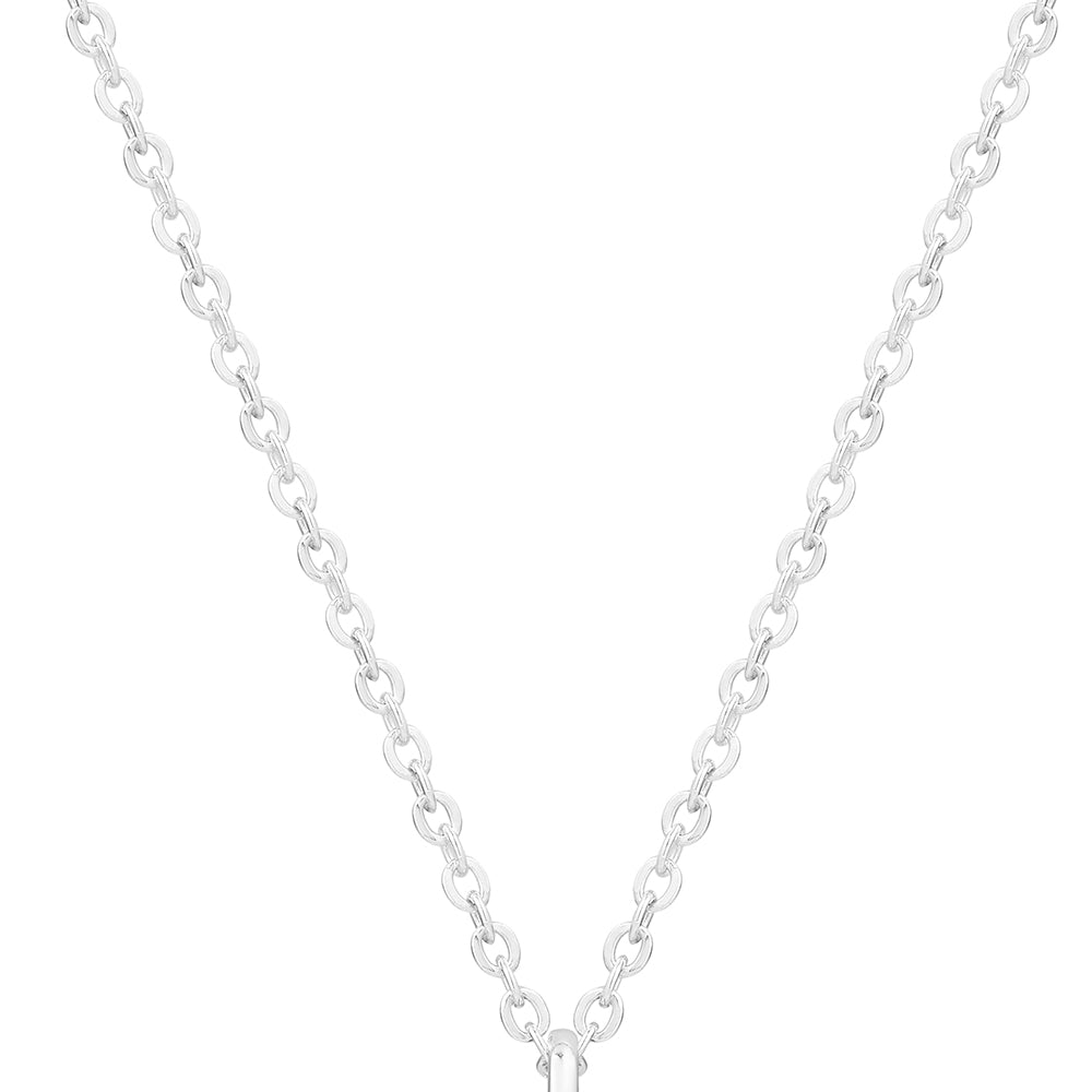 Sterling Silver Briliant Trace Chain 45Cm