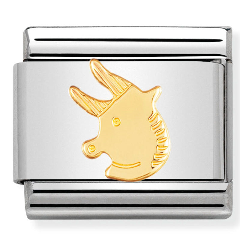 Nomination Composable 030104/02 Zodiac Taurus 18ct Yellow Gold