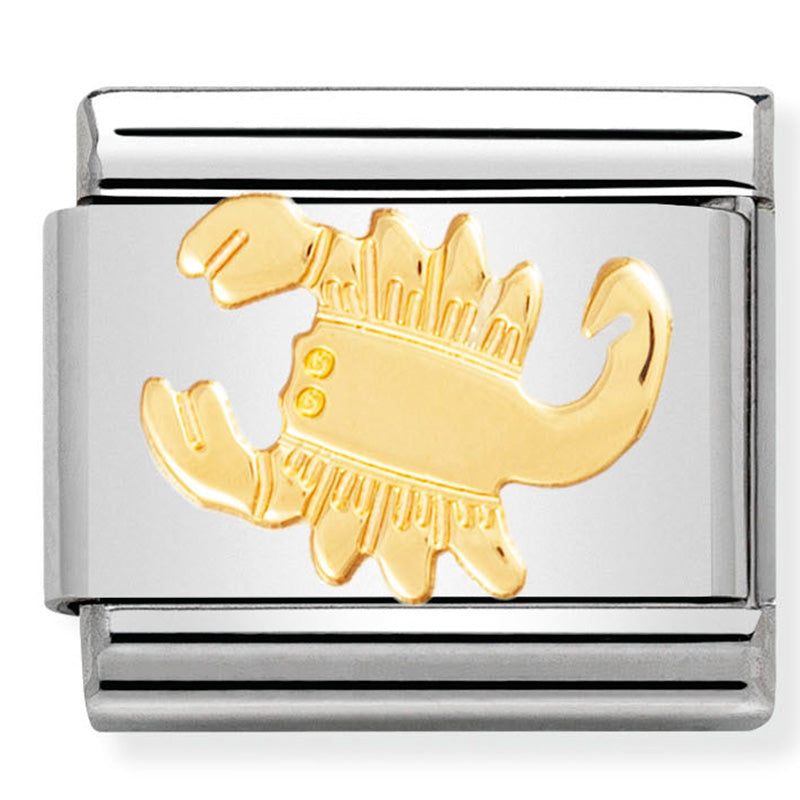 Nomination Composable 030104/08 Zodiac Scorpio 18ct Yellow Gold