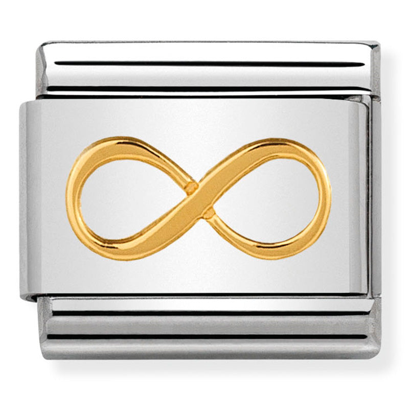 Nomination Composable 030162/41 Steel & 18ct Gold (Infinity)