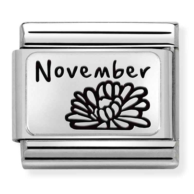 Nomination Composable 330112/23 Month Flower Plate (November)