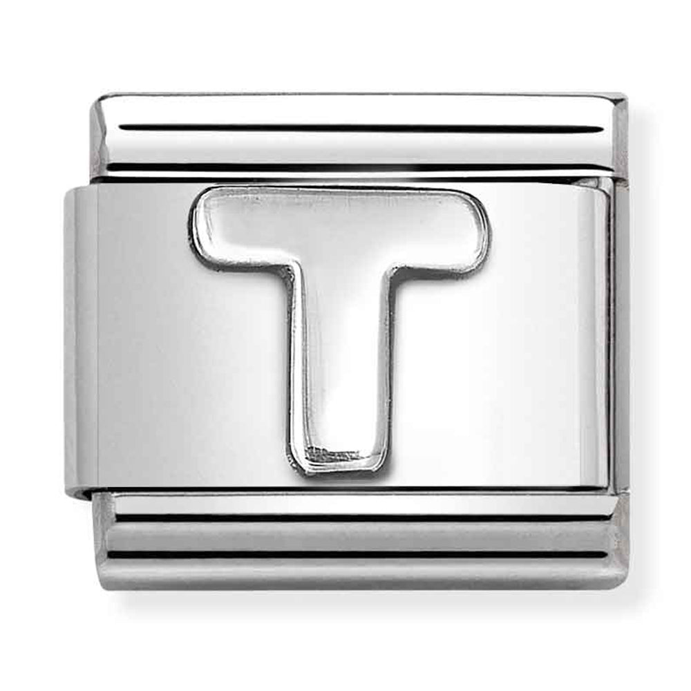 Nomination Composable 330113/20 Letter T Silver