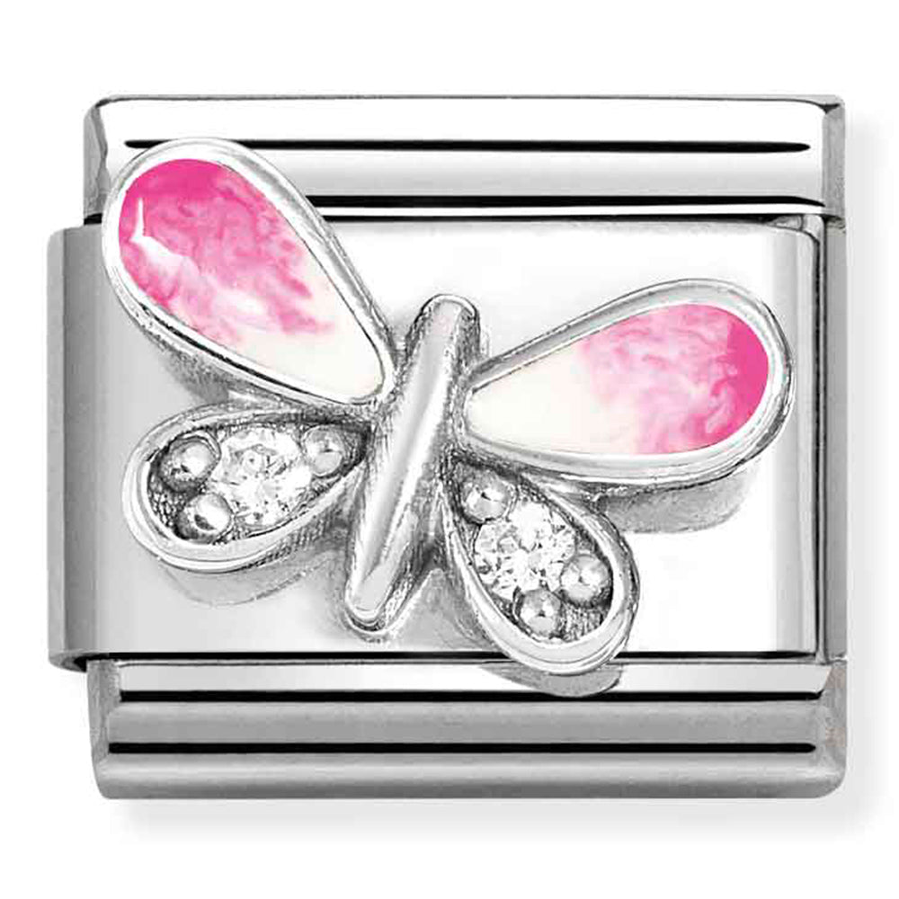 Nomination Composable 330321/09 Butterfly with enamel and CZ