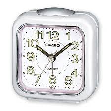 Casio White Alarm Clock