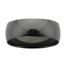 Black Zirconium Polsihed Ring