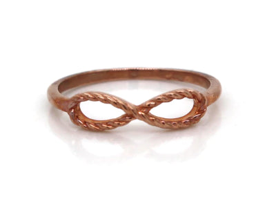 9Ct Rose Gold Infinty Ring