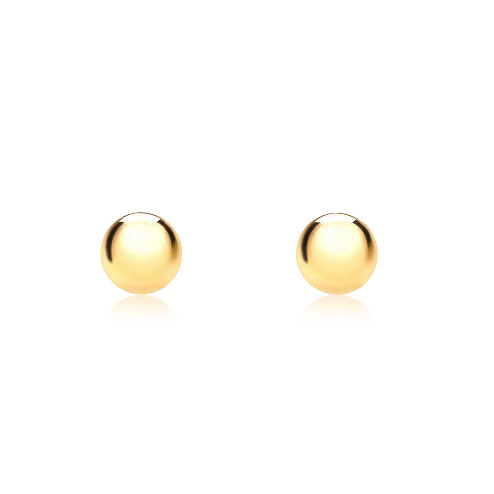 9Ct Yellow Gold 3Mm Ball Stud Earring