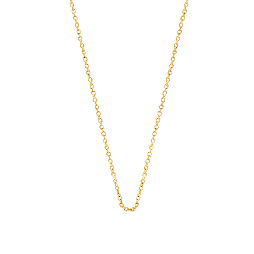 9Ct Yellow Gold 45Cm Cable Link Chain