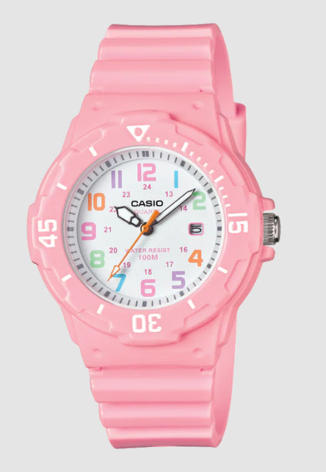 Kids Pink Analogue Casio Watch