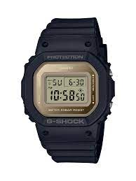 Womens G-Shock Black With Gold Mettalic Dial