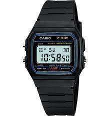 Black Casio Mens Digital Watch