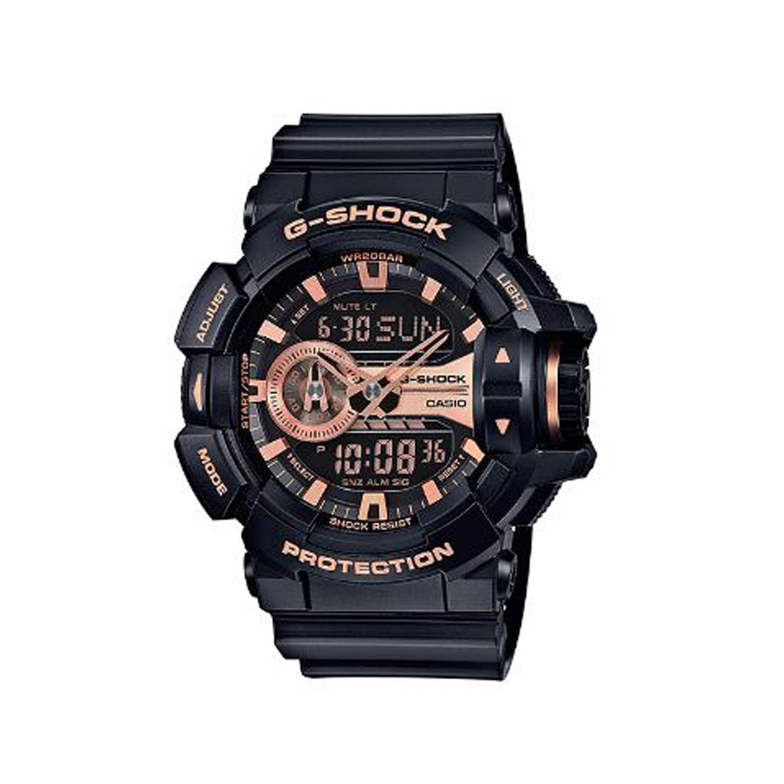 Casio G-Shock Black With Rose Gold