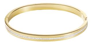 Gold Plated Swarvoski Crystal Bracelet 19Cm